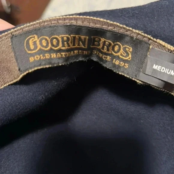 Goorin Bros wool feather cloche 1920s asymmetrical hat M - Picture 5 of 5